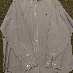 Polo by Ralph Lauren Men's Navy Checkered Shirt